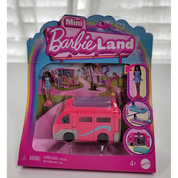 5 Mini Barbie Land Lot Car Camper Play House Cutie Color Reveal Surprise Dolls - Picture 13 of 14